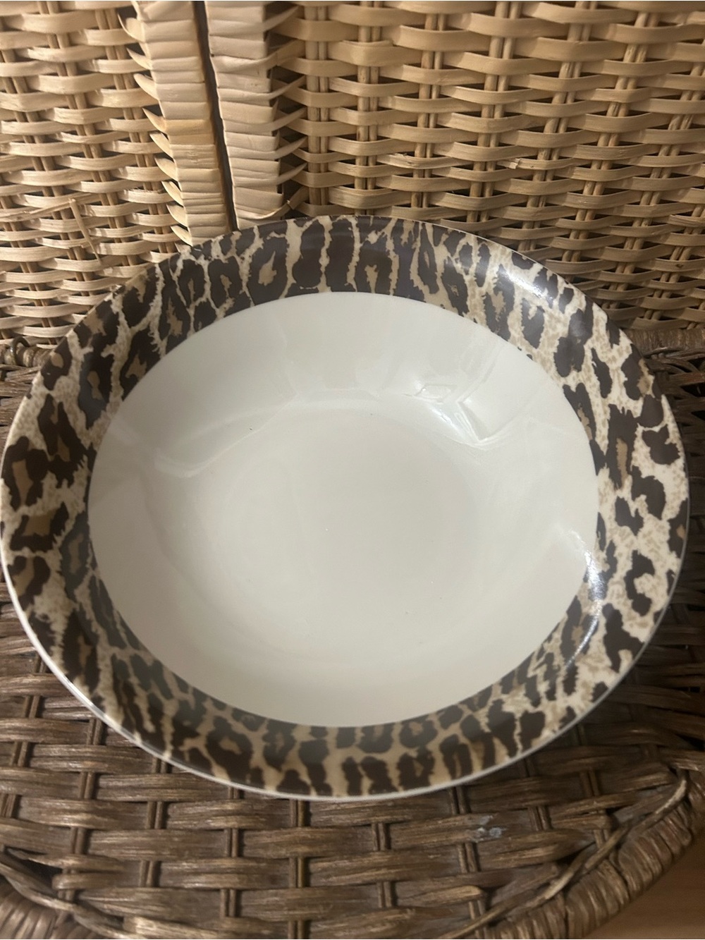 Designed by Nick & Nora “Jungle Jim” Stoneware Serving Bowl